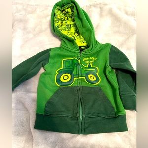 John Deere tractor zip up 9-12 months